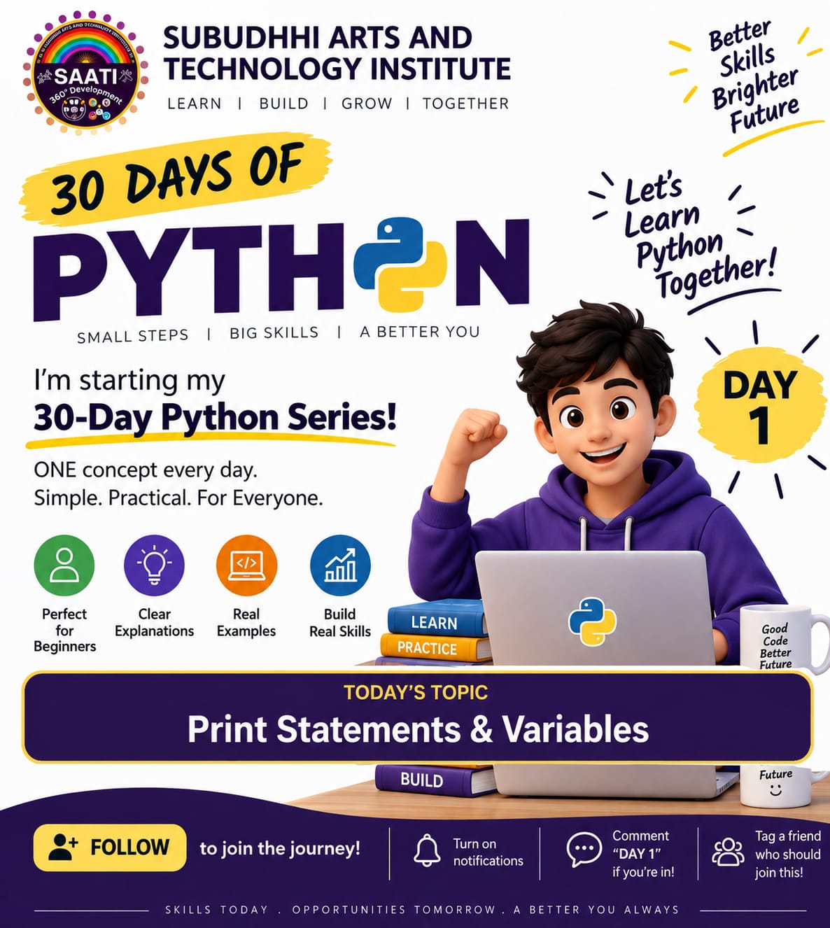 30 Days of Python – Day 1